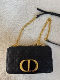 Dior 黒 レザー ショルダーバッグのサムネイル