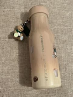 新品 スターバックス ジェラートピケ ステンレスボトル モカベージュ