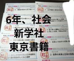 最新版 カラーテスト 社会 小6 新学社 令和6年度 2024年度 - メルカリ