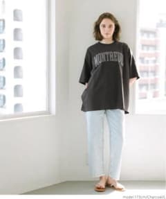 coca ヘビーウェイト　ワッペンビッグトップス　Charcoal Lのサムネイル