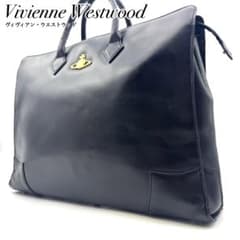 Excellent condition Vivienne Westwood briefcase, A4 size compatible, with orb logo, black.