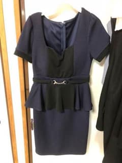 ミニドレス ペプラム キャバ キャバクラ ドレスのサムネイル