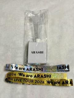 嵐 We are ARASHI 2026 ペンライト 金テ銀テ付き - メルカリ