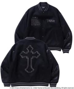 XLARGE × Tupac スタジャン ブラックのサムネイル