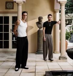 パンツ sweats collective PLEATED PANT PLEATED PANT - GREY