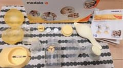 medela 搾乳機　手動　哺乳瓶セットのサムネイル