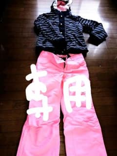 スノボウェア　上下セット　レディースMのサムネイル