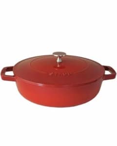 ストウブ staub 鍋 ブレイザー ソテーパン 24cm チェリー - メルカリ