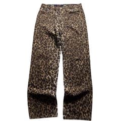 1990s dolce&gabbana leopard skinny pants - メルカリ
