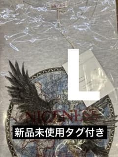 NICENESS Tシャツ 八咫烏アッシュグレーLサイズ - メルカリ