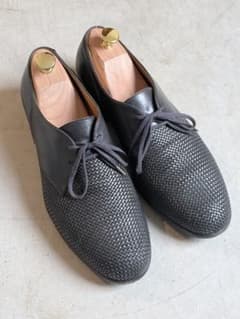 美品】forme フォルメ メッシュ外羽根シューズ 黒 5 1/2 - メルカリ