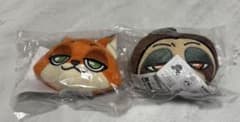 ズートピア ぬいぐるみマスコット ニック フラッシュ 2点セットのサムネイル