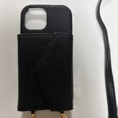 スマホショルダーストラップ付　カード収納 ミラー付ACYM ※iPhone15のサムネイル