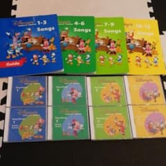 DWE シングアロング　CD 8枚，ソングガイド4冊のサムネイル