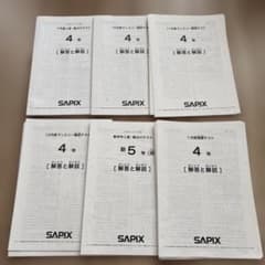 s*n様 サピックスSAPIX2025年度4年テスト全てマンスリー組分け全統小 SAPIX 4年 マンスリーテスト 組分けテスト 2024年 2025年 - メルカリ