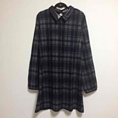 seima様専用 P&D♥レザー調襟チェックワンピ♥新品のサムネイル
