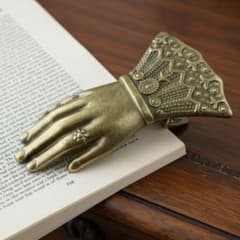 新品】アンティーク調 貴婦人ハンドクリップ アンティークゴールド