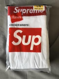 Supreme Hanes ボクサーパンツ ホワイト Lサイズ 1枚のサムネイル