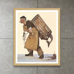 額装品/The Breakfast/ノーマンロックウェル/アート/ポスター 額装品/The Breakfast/ノーマンロックウェル/アート/ポスター 【公式通販】