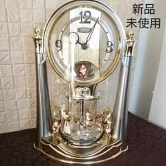 新品未使用 SEIKO 置き時計 クオーツクロック 回転飾りつきのサムネイル