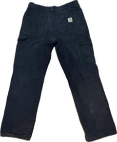 Carhartt カーハート ダブルニー ブラック 32×30 - メルカリ