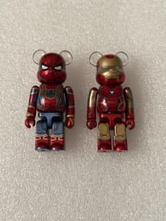 BE@RBRICK インフィニティサーガ スパイダーマン アイアンマンのサムネイル