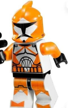 正規品　レゴミニフィグ ボム・スクワッド クローントルーパー 　ブラスター付き
