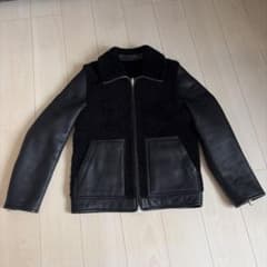定価20万　極美品 theory セオリー　ムートンレザージャケットのサムネイル