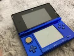 Nintendo 3DS 本体 コスモブラック ブルー　ジャンク品のサムネイル