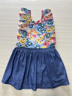 美品 マーキーズ購入 オーシャンアンドグラウンド 水着 女児 140のサムネイル