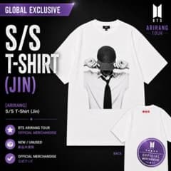 BTS ポップアップ アリラン ARIRANG Tシャツ JIN ジン Mサイズ - メルカリ