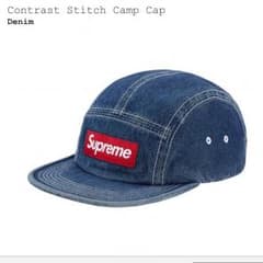 Contrast  stitch camp capのサムネイル