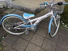 ご購入者様決定。　子供　自転車24インチ　美品のサムネイル
