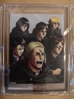 Attack Titan BIG Acrylic Stand Group illustration for magazine, version B