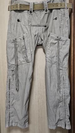 kiminori morishita スタッズ カーゴパンツ y2k ベージュ タグ付きKiminori morishita ベージュカーゴパンツ | Buyee日本代购