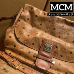 MCM 総柄MCMロゴモノグラム メッセンジャーバック - メルカリ