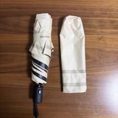 折りたたみ日傘 UPF50+ ベージュ 晴雨兼用 コンパクトのサムネイル
