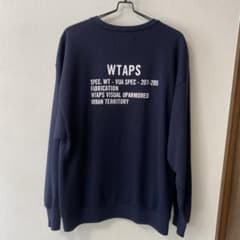 WTAPS○ダブルタップス スウェット ネイビー X02 トレーナー - メルカリ