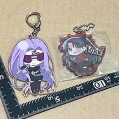 Fate stay night 라이더 토오사카 린 아크릴 키 홀더 세트
