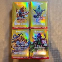 Marvel 統率者デッキ コレクターズ エディション 4種セットmtg おまけ