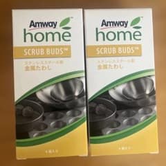 Amway SCRUB BUDS ステンレススチール製 金属たわし 8個のサムネイル