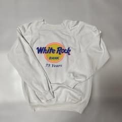 USA製‼️80s-90s Hanes スウェット 企業ロゴ 青タグ 白 L - メルカリ