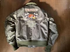 クレイスミス　ウインタージャケット　MA-1  カーキ色　サイズLのサムネイル