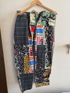 XLARGE パッチワーク ストレートデニム パンツ - メルカリ