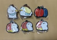 【新品未開封】 お文具さん ばぶんぐ フルーツ ラバーキーホルダー 6点セットのサムネイル