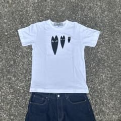 PLAY COMME des GARCONS Tシャツ 短丈 青山限定商品 - メルカリ