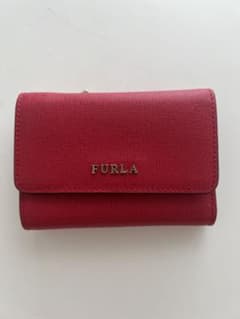 FURLA 三つ折り財布 レッドのサムネイル