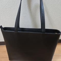 HushTug トートバッグ 肩掛け 本革 レザー A4可 シボ革 黒 - メルカリ