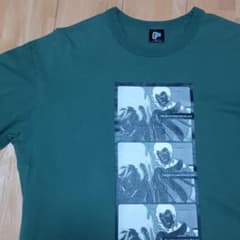 ガンダム Tシャツ XLサイズ 緑 ブライト アムロ 殴ったね 名シーン 古着のサムネイル