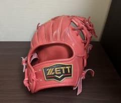 ZETT プロステイタス 軟式 内野手用 グローブ 源田モデル 店舗別注 ピンク ZETT プロステイタス 軟式 内野手 グローブ 源田モデル オーダー